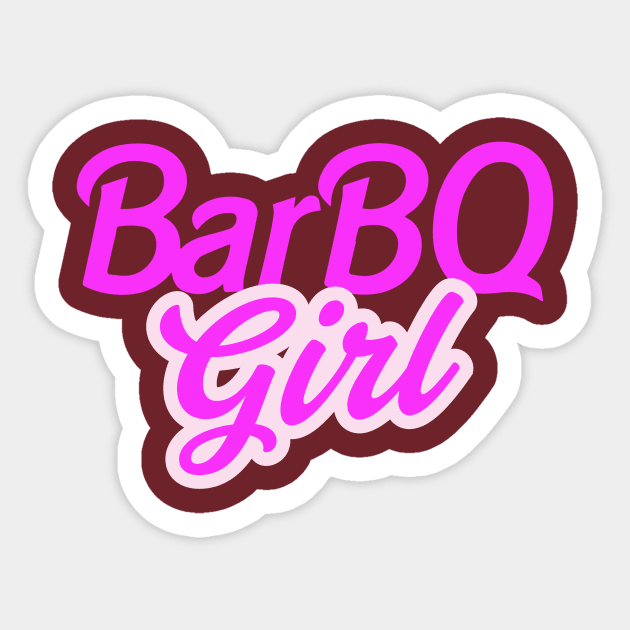 Barbecue Girl Sticker by Teresa's Store 1